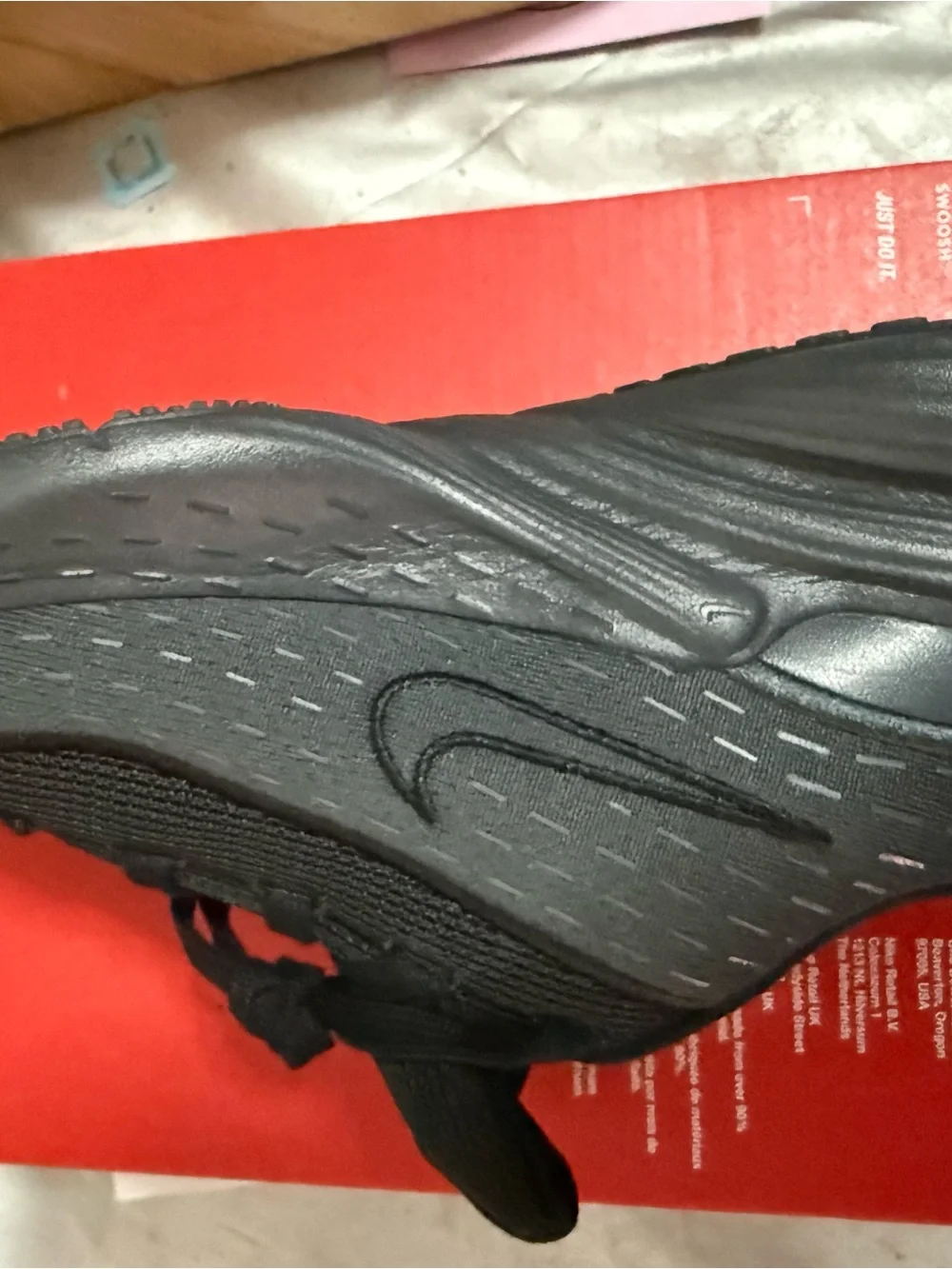 Nike Unisex's Black Comfort Cushion Running Shoes